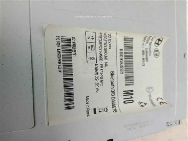 Foto 3ª: Pantalla Multifuncion Kia Carens 1.7 CRDI 116CV (2013)