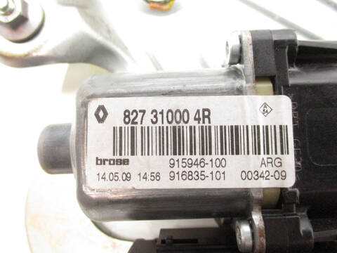 Foto 3ª: Elevalunas Manual Trasero Izquierdo Renault Scenic K9K832 (2009)