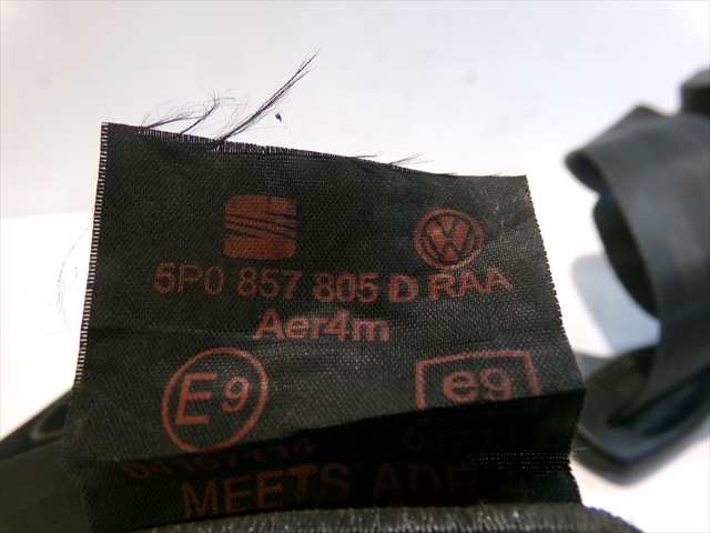 Foto 4ª: Cinturón Trasero Derecho Seat Altea 1.9 TDI 2005-2013 [BLS] (2009)