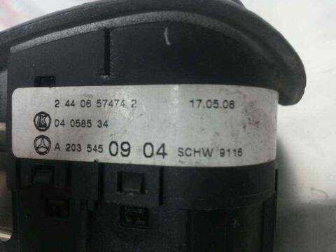 Foto 2ª: Mando Luces Mercedes Clase C 160 220 CDI 209.308) COUPE 150CV 110KW