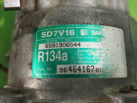 Foto 2ª: Compresor Aire Acondicionado Peugeot Partner 1.9 DIESEL 69CV [WJZDW8] (1996)