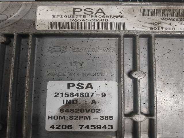 Foto 2ª: Centralita Motor ECU Citroen C2 1.4 G (2005)