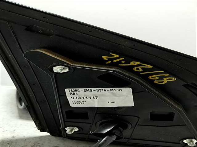 Foto 3ª: Retrovisor Izquierdo Honda Civic 1.8 COMFORT 140CV [R18A2] (2005)