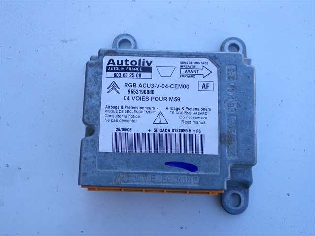 Centralita Airbag Peugeot Partner 2.0 HDI 2002-2008