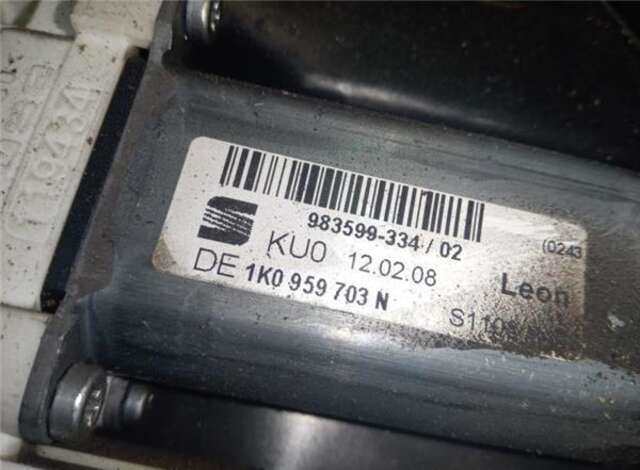Elevalunas Eléctrico Trasero Izquierdo Seat Leon 2.0 OPEN [2.0 LTR. - 103 KW TDI]