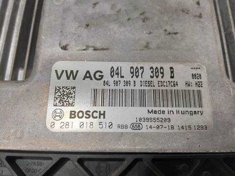 Foto 3ª: Centralita Motor ECU Volkswagen Golf 1.6 TDI DPF 105CV (2012)