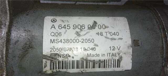 Motor de Arranque Mercedes Clase A 140 2.1 A 200 CDI - D (176.008) [2.1 LTR. - 100 KW CDI CAT]