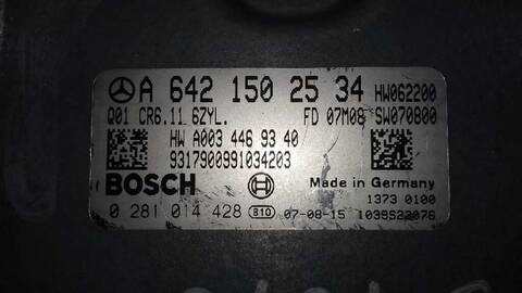 Foto 3ª: Centralita Motor ECU Mercedes Clase C 160 C 320 CDI 4-MATIC 204.089) BERLINA 224CV 165KW [OM642961] (2007)