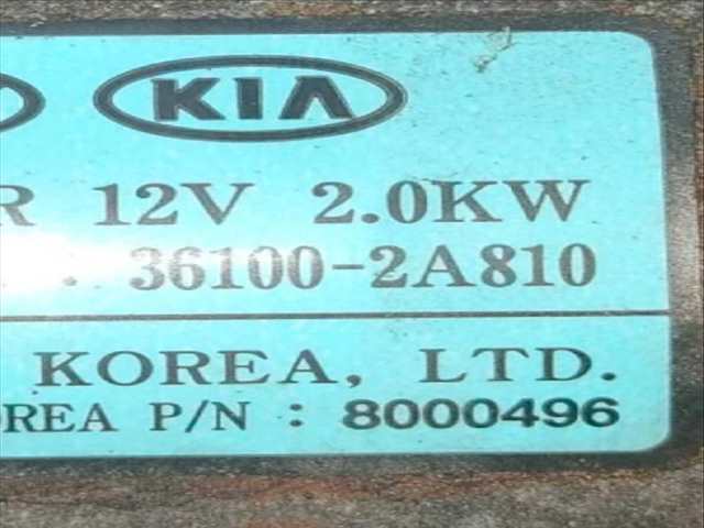 Motor de Arranque Kia Carens 1.7 CRDI 136CV