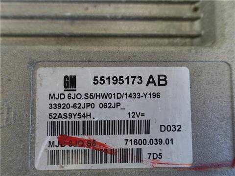 Foto 2ª: Centralita Motor ECU Suzuki Swift 1.3 DDIS 69CV 51KW [Z13DT] (2009)