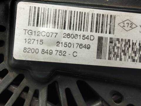 Foto 4ª: Alternador Renault Megane 1.2 16V BERLINA 116CV 85KW III BERLINA 5 P [H5F A4] (2015)