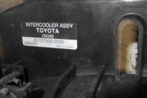 Foto 2ª: Intercooler Toyota Yaris ACTIVE 90CV 66KW [1NDTV] (2011)