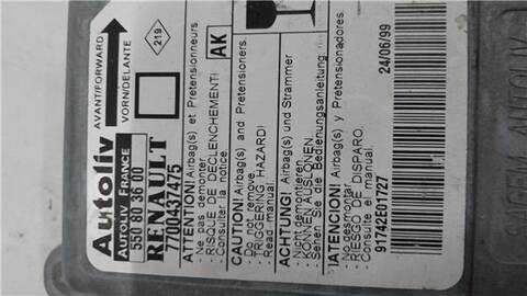 Foto 2ª: Centralita Airbag Renault Megane 1.9 DTI ALIZE [1 9 LTR. - 72 KW DTI DIESEL CAT] 98CV I CLASSIC LA0) 1996 )