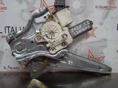 Elevalunas Manual Trasero Izquierdo Toyota Avensis 2.0 D4-D EXECUTIVE SEDAN 4-PTAS) BERLINA 116CV 85KW