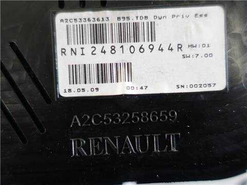 Foto 3ª: Cuadro de Instrumentos Renault Megane 1.6 110 CV III [G/ K4M R8] (2009)