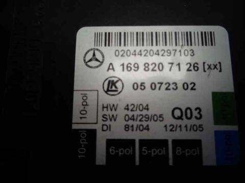 Foto 2ª: Centralita Cierre Centralizado Mercedes Clase B 150 180 CDI 245.207) 109CV 80KW [640940] (2005)