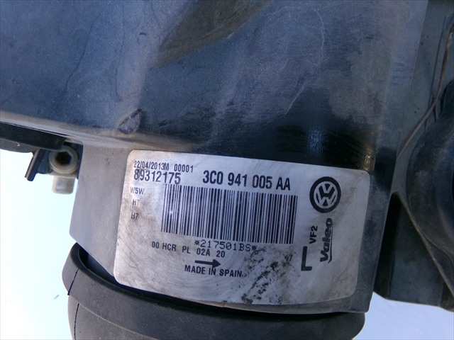 Foto 3ª: Faro Izquierdo Volkswagen Passat 2.0 TDI 2005-2011 [CBD] (2009)