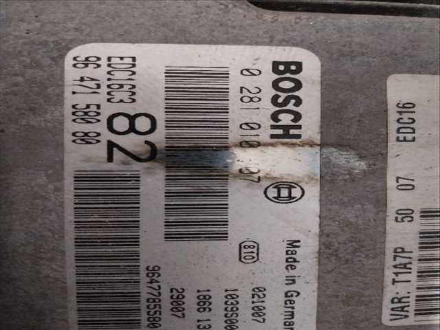 Foto 2ª: Centralita Motor ECU Peugeot 206 1.4 D (2002)
