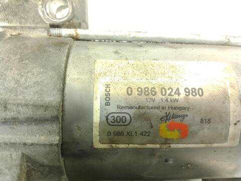 Foto 2ª: Motor de Arranque Bmw X3 VERSION INDEFINIDA (2003)