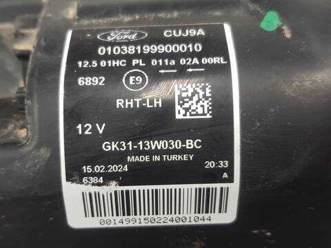 Foto 3ª: Faro Izquierdo Ford Transit 350 L3 HD) CABINA SIMPLE TREND