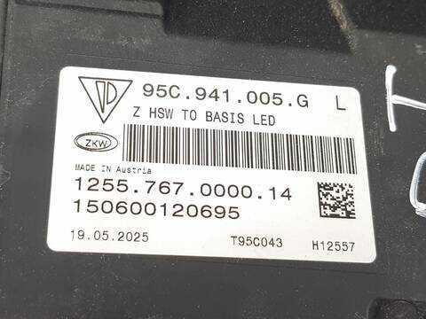 Foto 3ª: Faro Izquierdo Porsche Macan VERSION INDEFINIDA