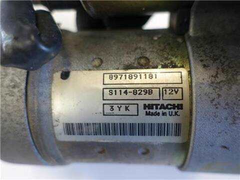 Foto 3ª: Motor de Arranque Opel Meriva 1.7 DTI 75CV 55KW [Y 17 DT] (2004)