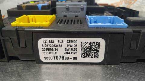 Caja Reles Fusibles Opel Combo ACTIVE CARGA INCREMENTADA 102CV 75KW