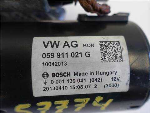Foto 3ª: Motor de Arranque Audi SQ5 3.0 313CV 230KW [CGQB] (2013)