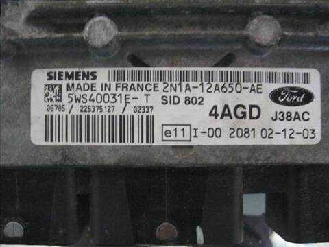 Foto 2ª: Centralita Motor ECU Ford Fusion 1.4 TDCI 68CV 50KW [F6JA] (2003)