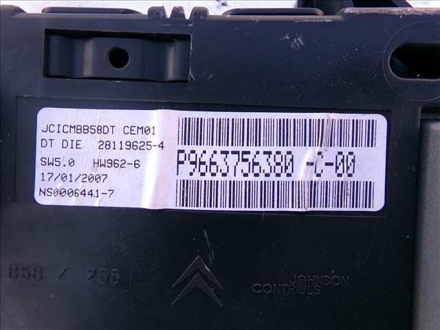 Foto 3ª: Cuadro de Instrumentos Citroen C4 2.0 HDI 2006-2014 [RHJ] (2007)