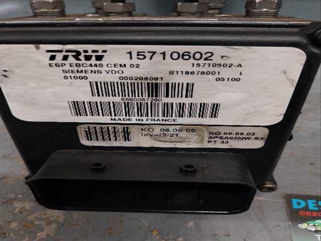 Foto 2ª: Abs Peugeot 407 2.0 HDI [D-RHR] (2005)