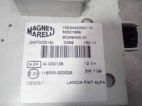 Foto 4ª: Caja Reles Fusibles Alfa Romeo Giulietta DISTINCTIVE 105CV 77KW [940A3000] (2011)