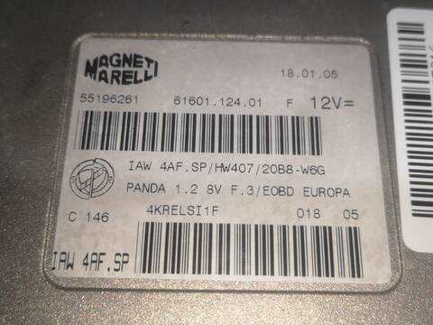Foto 2ª: Centralita Motor ECU Fiat Panda 1.2 D II 169) 188A4000 (2006)