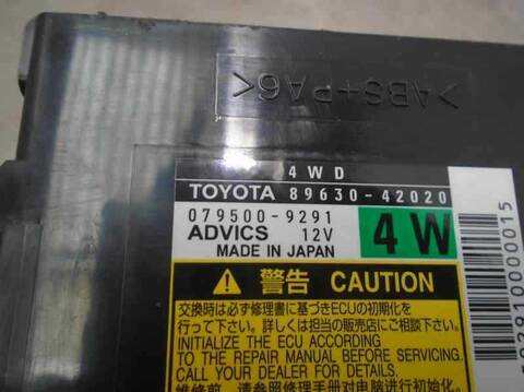 Foto 3ª: Centralita Motor ECU Toyota Rav4 XR 177CV 130KW [A2ADFHV] (2008)