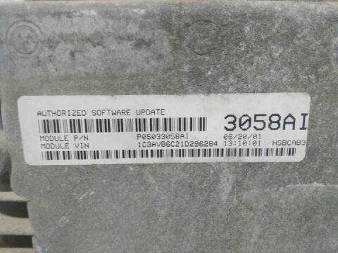 Foto 2ª: Centralita Motor ECU Chrysler Neon 145CV 107KW