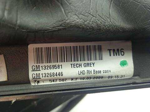 Foto 2ª: Retrovisor Derecho Opel Insignia 2.0 CDTI CAT BERLINA 131CV 96KW [A20DT] (2009)