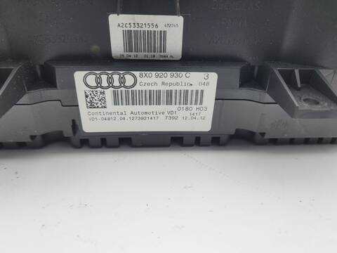 Foto 3ª: Cuadro de Instrumentos Audi A1 ATTRACTION 86CV 63KW [CBZA] (2012)
