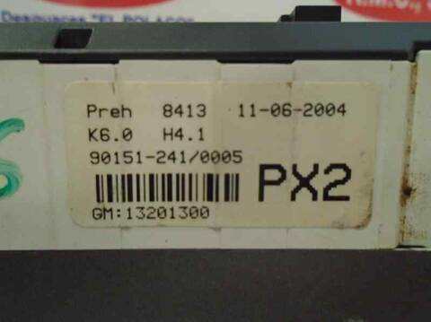 Foto 2ª: Mando Calefacción A. A. Opel Astra 1.4 16V 90CV 66KW [Z14XEP] (2004)
