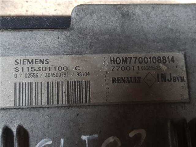 Foto 2ª: Centralita Motor ECU Renault Clio 1.4 (B/CB0C) [E7J 780]
