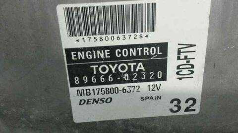 Centralita Motor ECU Toyota Corolla 2.0 D-CAT 116CV 85KW