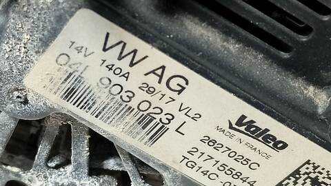 Foto 4ª: Alternador Volkswagen Golf EDITION 115CV 85KW [DDY] (2017)