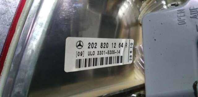 Foto 3ª: Piloto Trasero Derecho Mercedes Clase C 160 1.8 180 (202.018) [1.8 LTR. - 90 KW 16V CAT] [M 111.920]