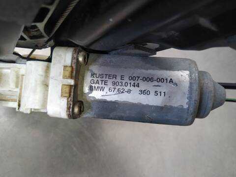 Foto 2ª: Elevalunas Manual Trasero Izquierdo Bmw Serie 5 518 BERLINA 170CV 125KW