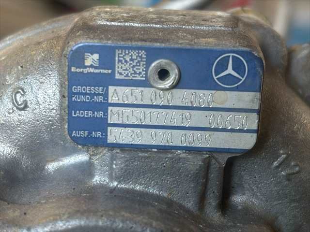 Foto 3ª: Turbocompresor Mercedes Clase C 250 2.1 CDI [651911] (2010)