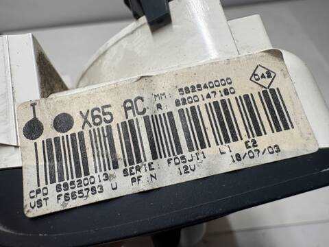 Foto 3ª: Mando Calefacción A. A. Renault Clio K9K B7 (2003)