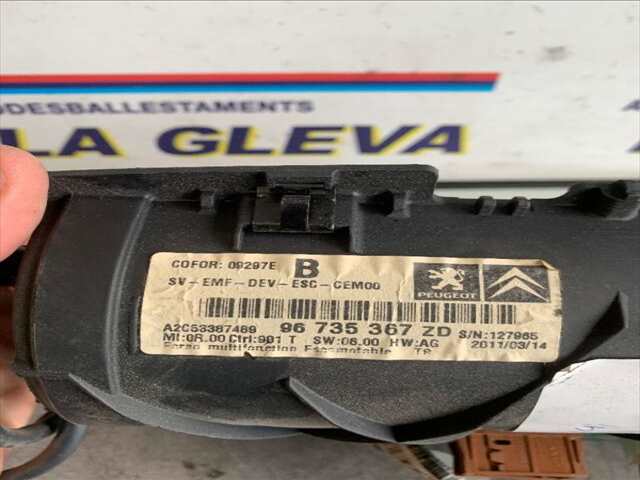 Foto 3ª: Pantalla Multifuncion Peugeot 3008 2.0 HDI 150CV [RHE] (2011)