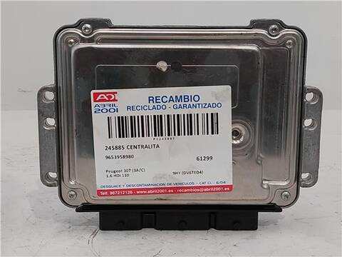 Centralita Motor ECU Peugeot 307 1.6 HDI 110 109CV 80KW