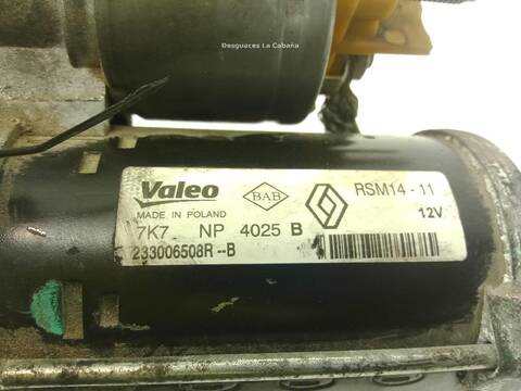 Foto 2ª: Motor de Arranque Dacia Duster 1.5 DCI [K9K 658] (2010)