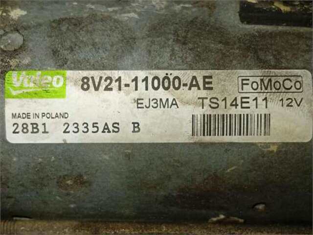 Foto 2ª: Motor de Arranque Ford Fiesta 1.4 AMBIENTE [1.4 LTR. - 50 KW TDCI CAT] [KVJA]