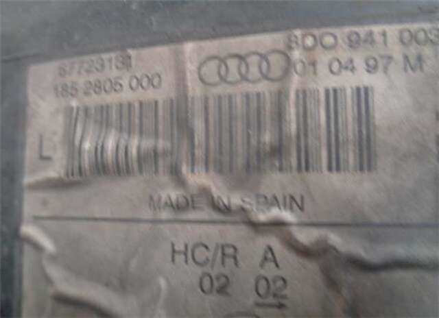 Foto 2ª: Faro Izquierdo Audi A4 2.6 [2.6 LTR. - 110 KW V6 CAT (ABC)]